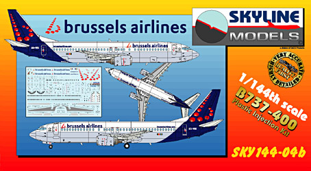 Boeing 737-400 (Brussels Airlines) Re-Edition  SKY144-04b