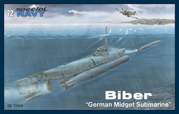 Biber "German Midget Submarine" (Dutch Connection; used on De Schelde and the Waal River near Nijmegen)  SN72006