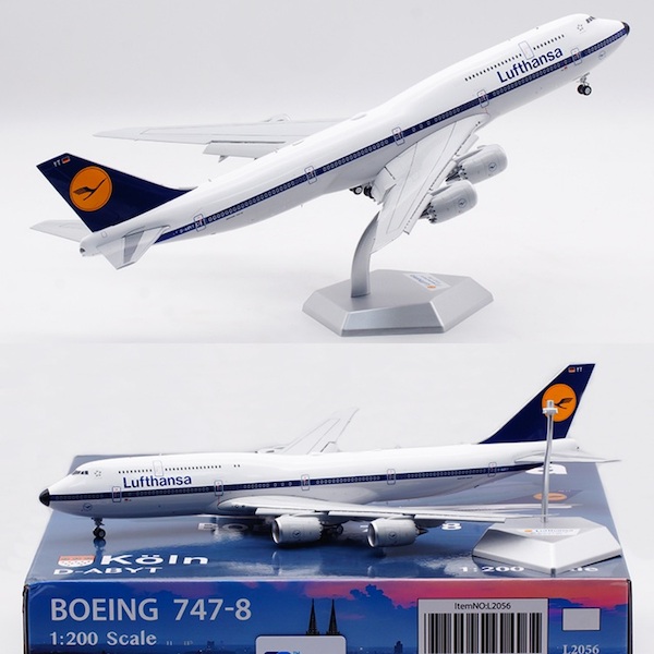 Boeing 747-8 Lufthansa "Retro" D-ABYT Flaps Down L2056FD