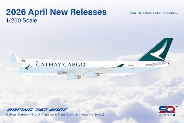 Boeing 747-400F Cathay Pacific Cargo B-LID L2138