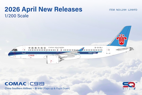 Comac C919 China Southern B-919J Flaps Down L2191FD