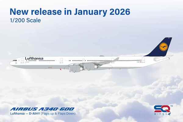 Airbus A340-600 Lufthansa D-AIHY Flaps Down L2282FD