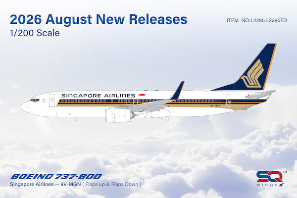 Boeing 737-800 Singapore Airlines 9V-MGN L2295