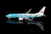 Boeing 737-800 Japan Transocean Air "Yui Jinbei" JA07RK Flaps Down L2347FD