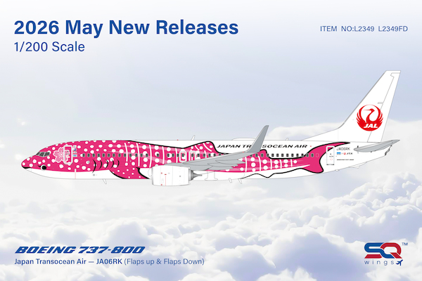 Boeing 737-800 Japan Transocean Air "Sakura Jimbei" JA06RK L2349