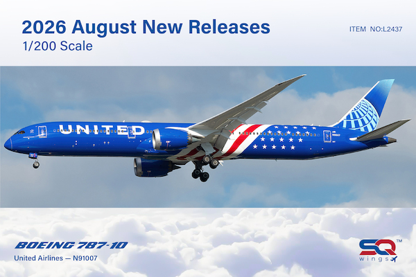 Boeing 787-10 Dreamliner United Airlines America250 N91007 L2437