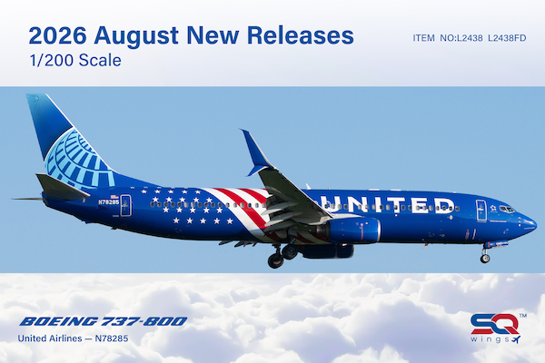 Boeing 737-800 United Airlines America250 N78285 L2438