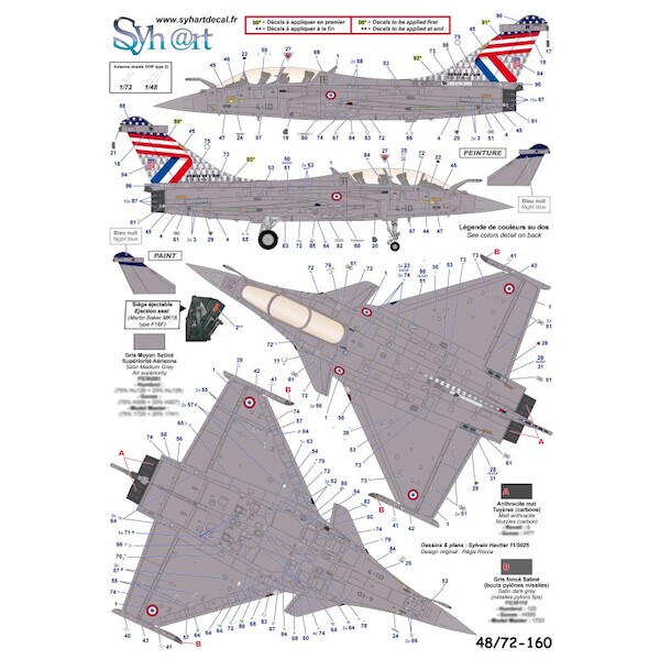 Rafale B 4-ID "La Fayette 24" EC 2/4 La Fayette 2024 48-160