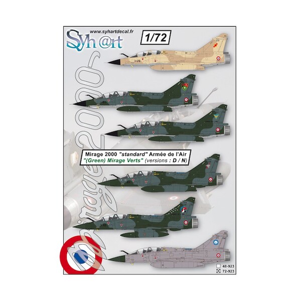 Mirage 2000 Standard - Grey green Mirages 72-923