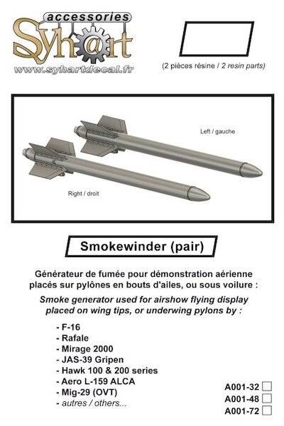 Smokewinder (pair)  A001-72