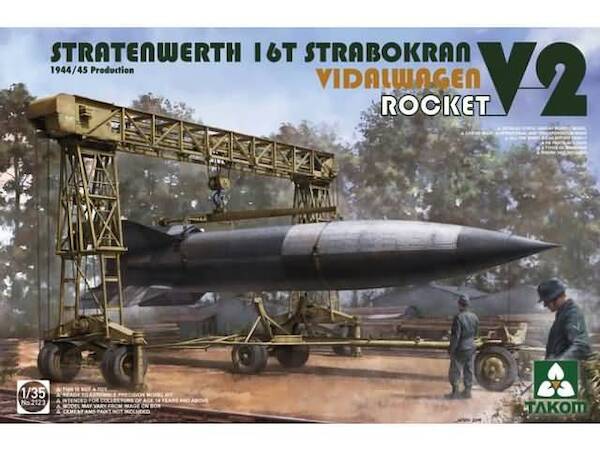 Stratenwerth 16t Strabokran, Vidalwagen & German V-2 Rocket (BACK IN STOCK) 2123
