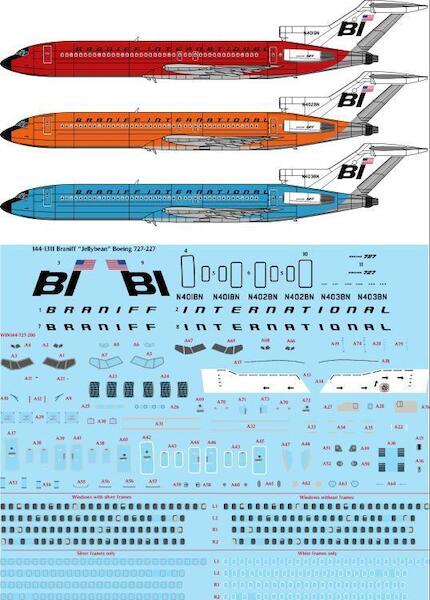 Boeing 727-227 (Braniff "Jellybean") 144-1311