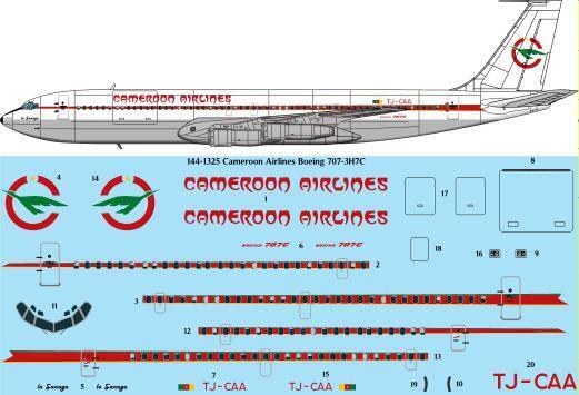 Boeing 707-3H7 (Cameroon Airlines) 144-1325