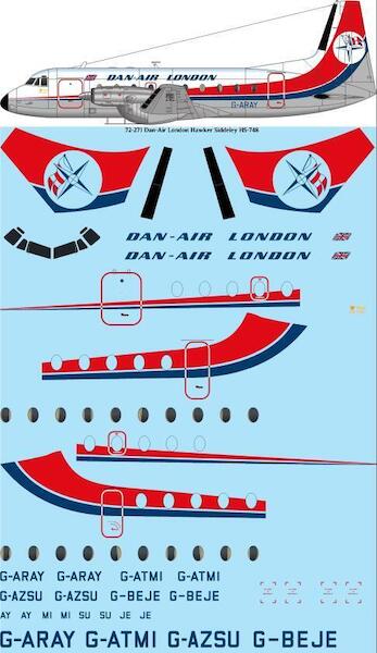 Hawker Siddeley HS-748 (Dan-Air London- Final delivery) 72-271