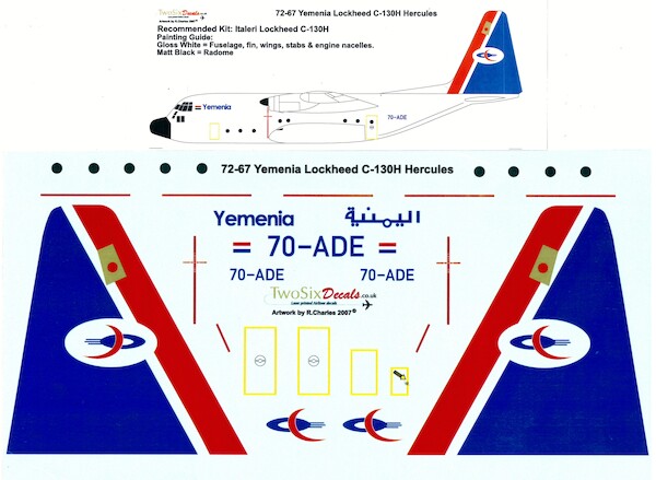 Lockheed C130 Hercules (Yemenia)  72-67