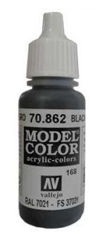 Vallejo Model Color Black Grey (FS37031, RAL7021)  val168