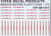 Remove before flight flags Various sizes VDP-AM-72012