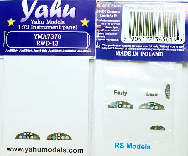 Instrument Panel RWD-13 (RS Models) YMA7370