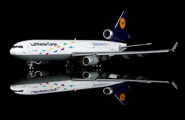McDonnell Douglas MD11F Lufthansa Cargo D-ALCD Flaps down YY1102F