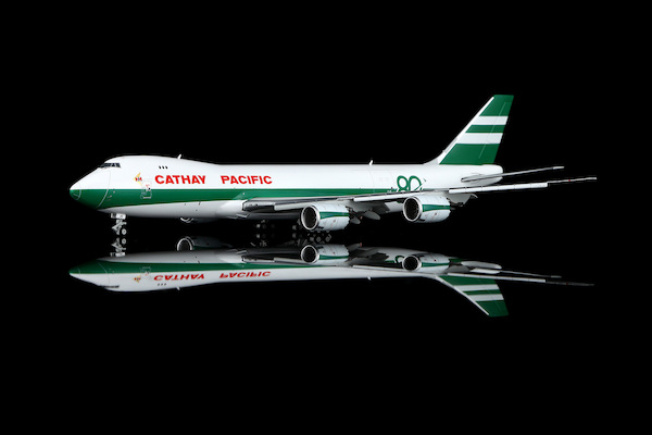 Boeing 747-8F Cathay Pacific 80th Anniversary Retro B-LJE Flap-down YY74809F